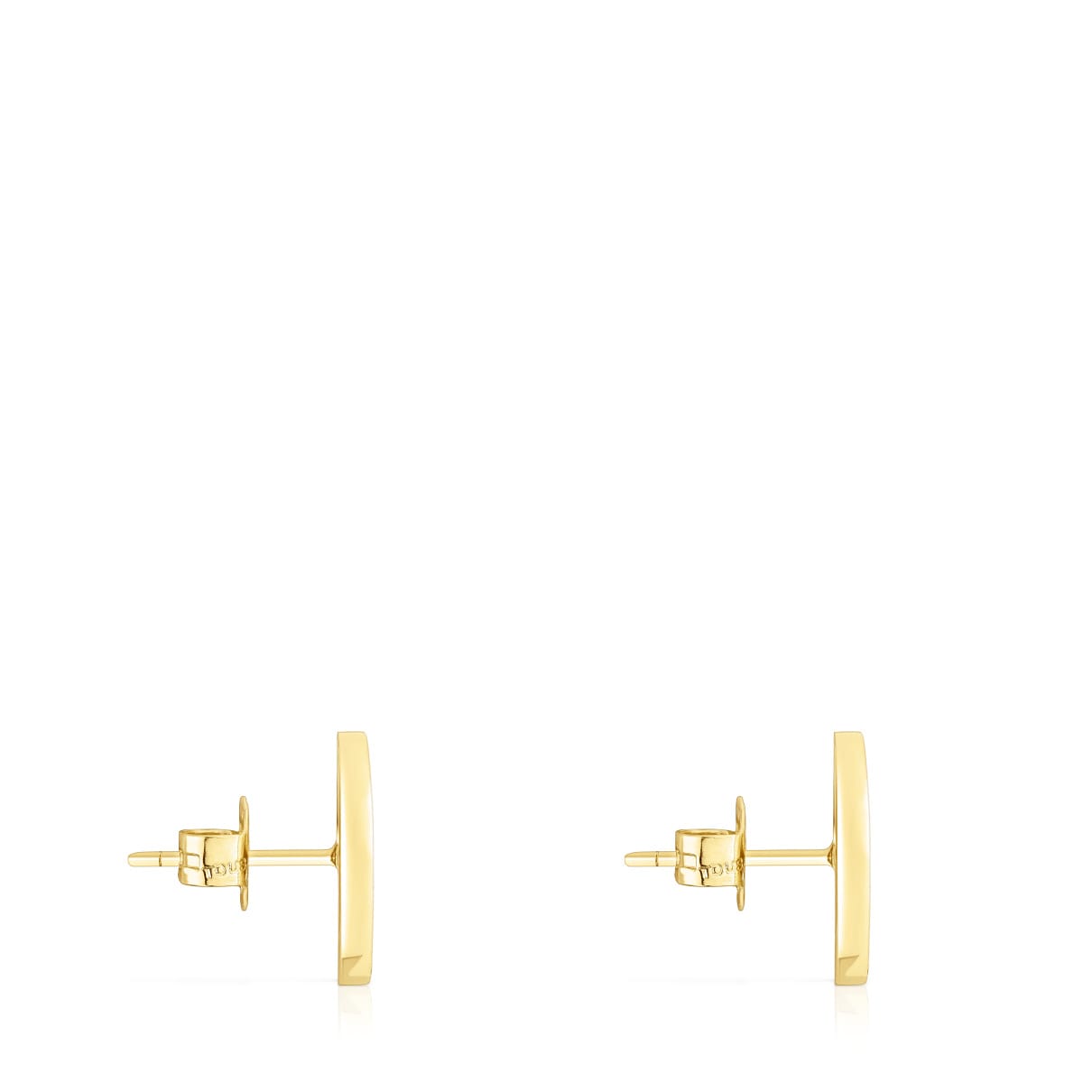 Gold Oursin Earrings with 0,42ct diamonds