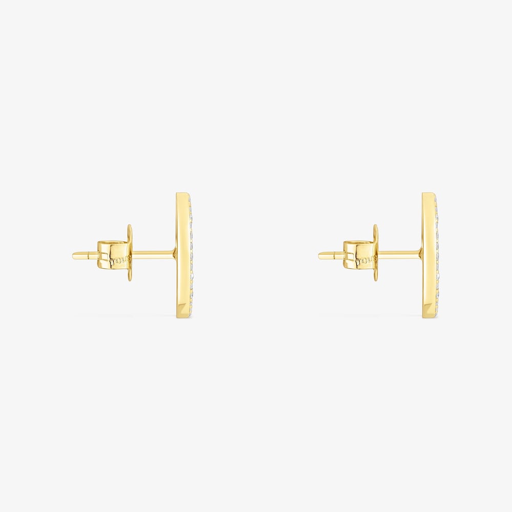 18K solid gold Oursin Earrings with 0.19ct diamonds