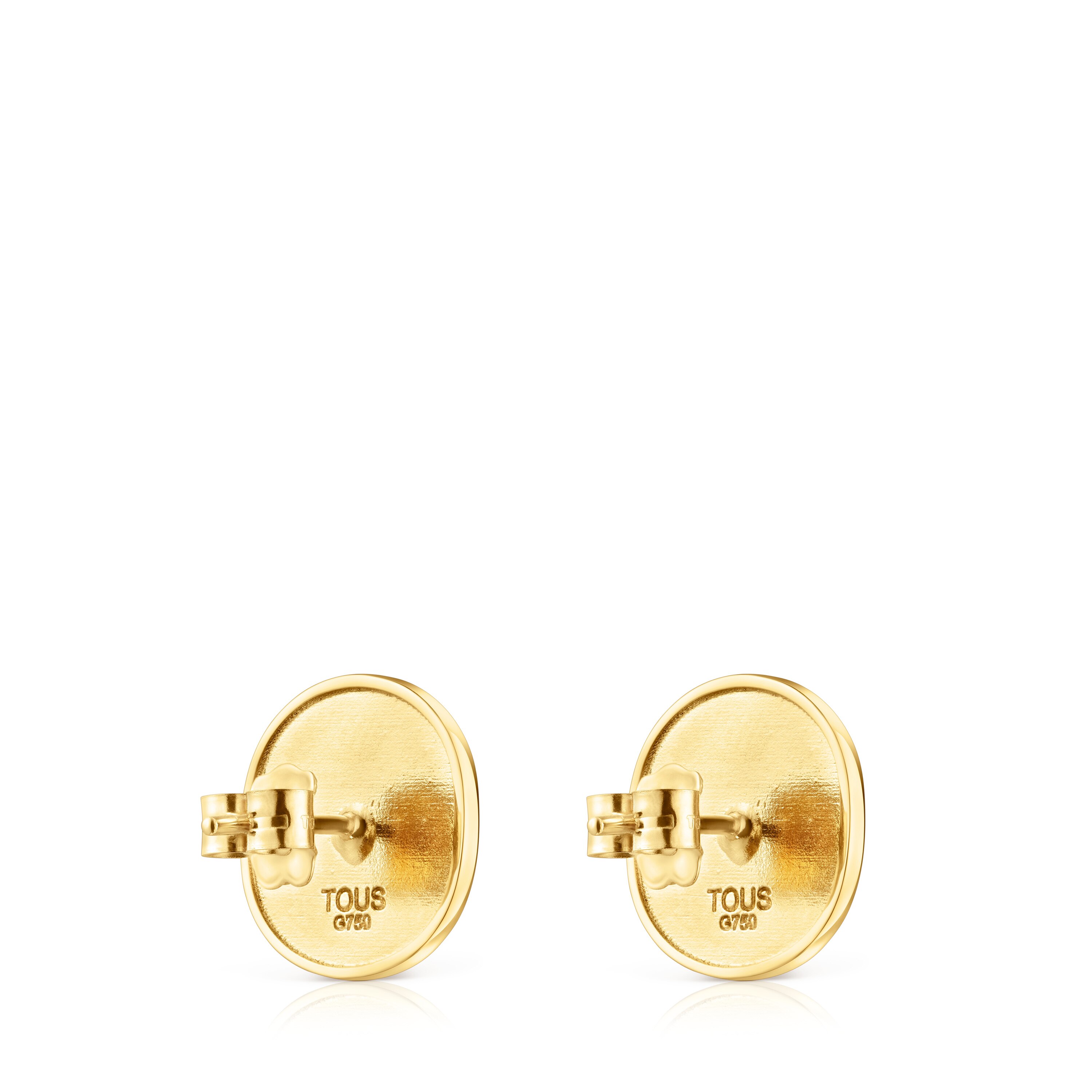 Gold Oursin Earrings