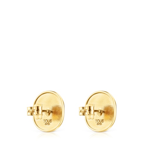Gold Oursin Earrings