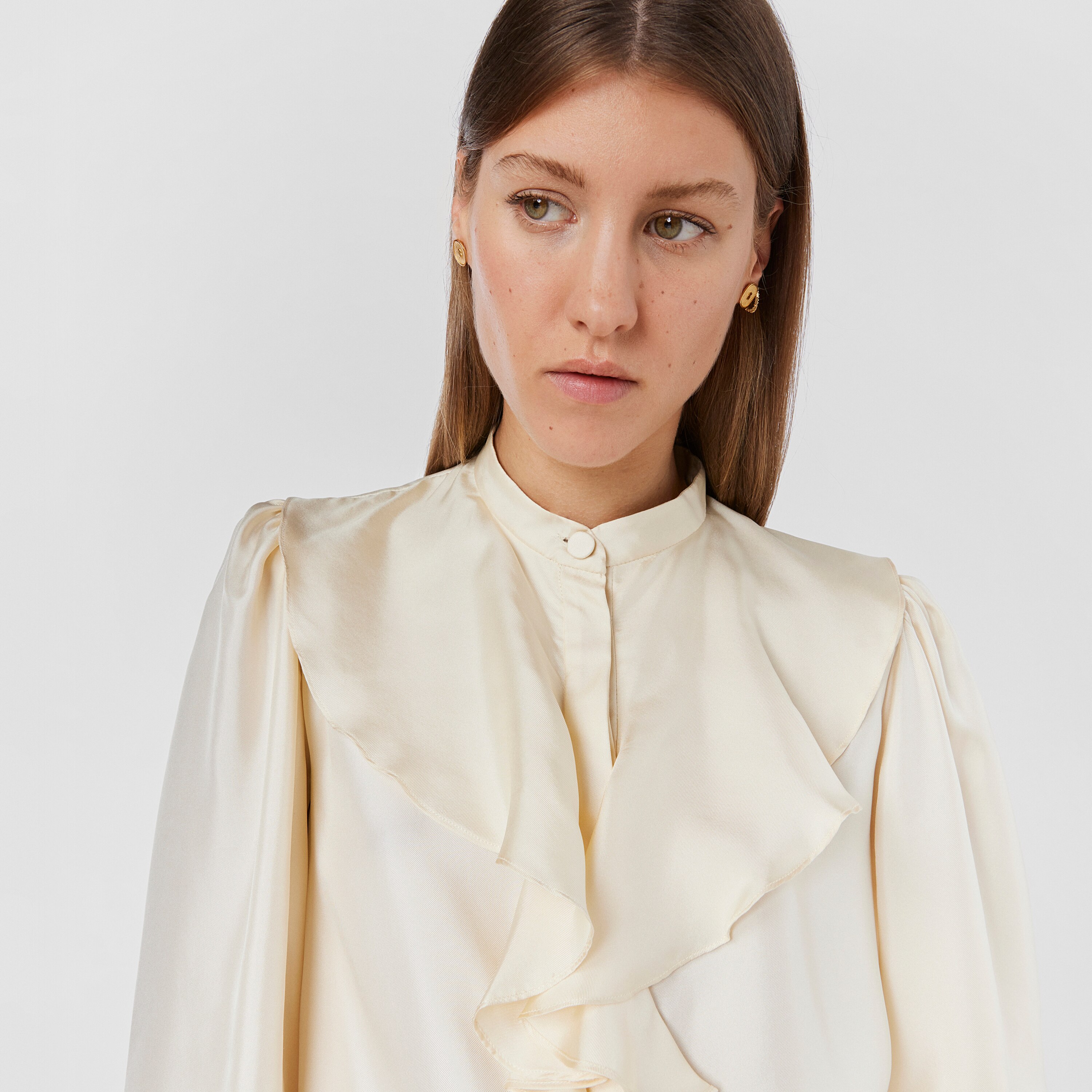 Gold Oursin Earrings