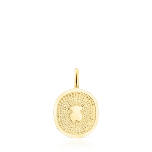 Gold Oursin Pendant