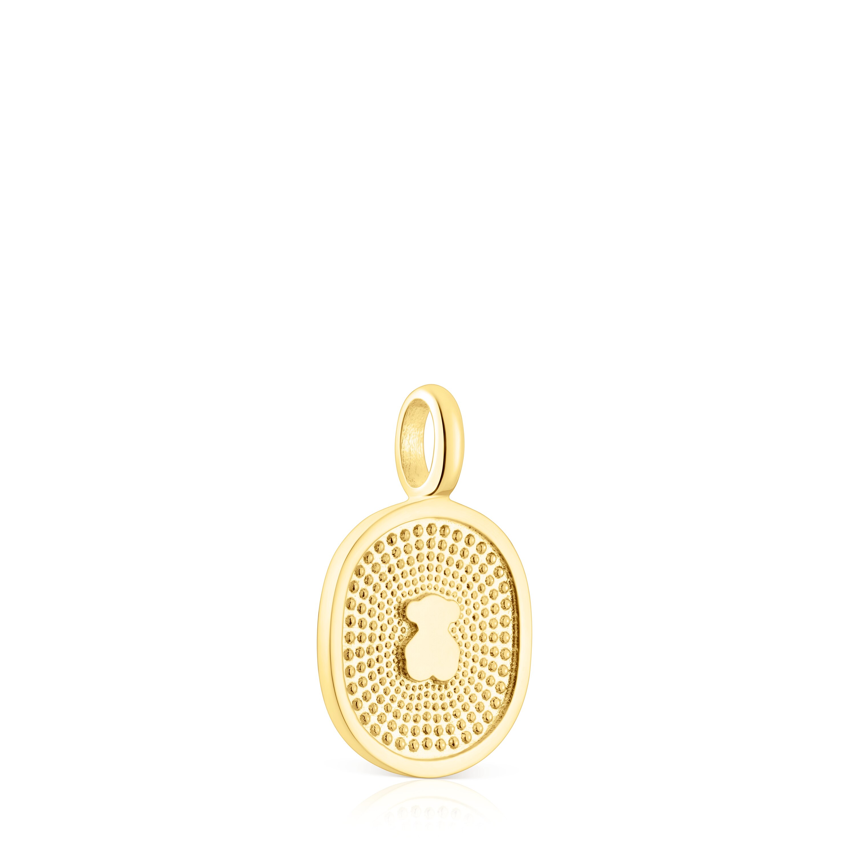Gold Oursin Pendant
