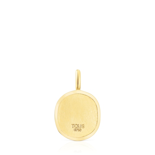 Gold Oursin Pendant
