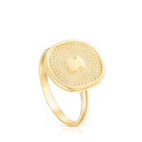 Gold Oursin Ring