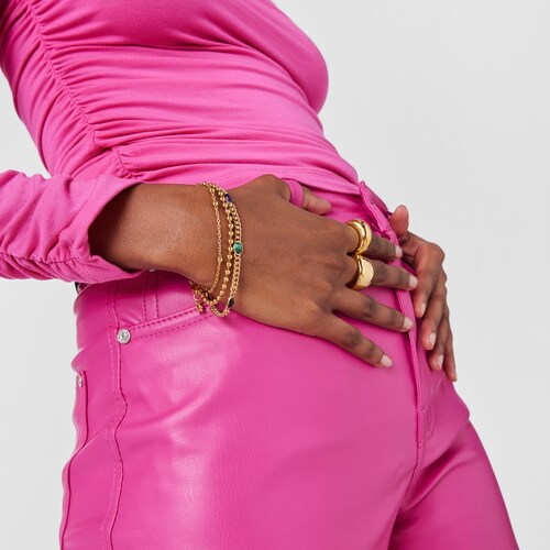 Pulsera con baño de oro 18 kt sobre plata y gemas Tamara Falcó X TOUS