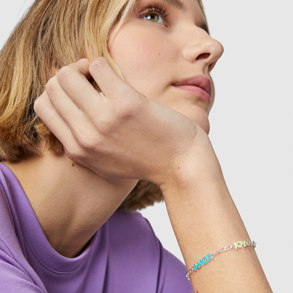 Colored TOUS Crossword Bracelet