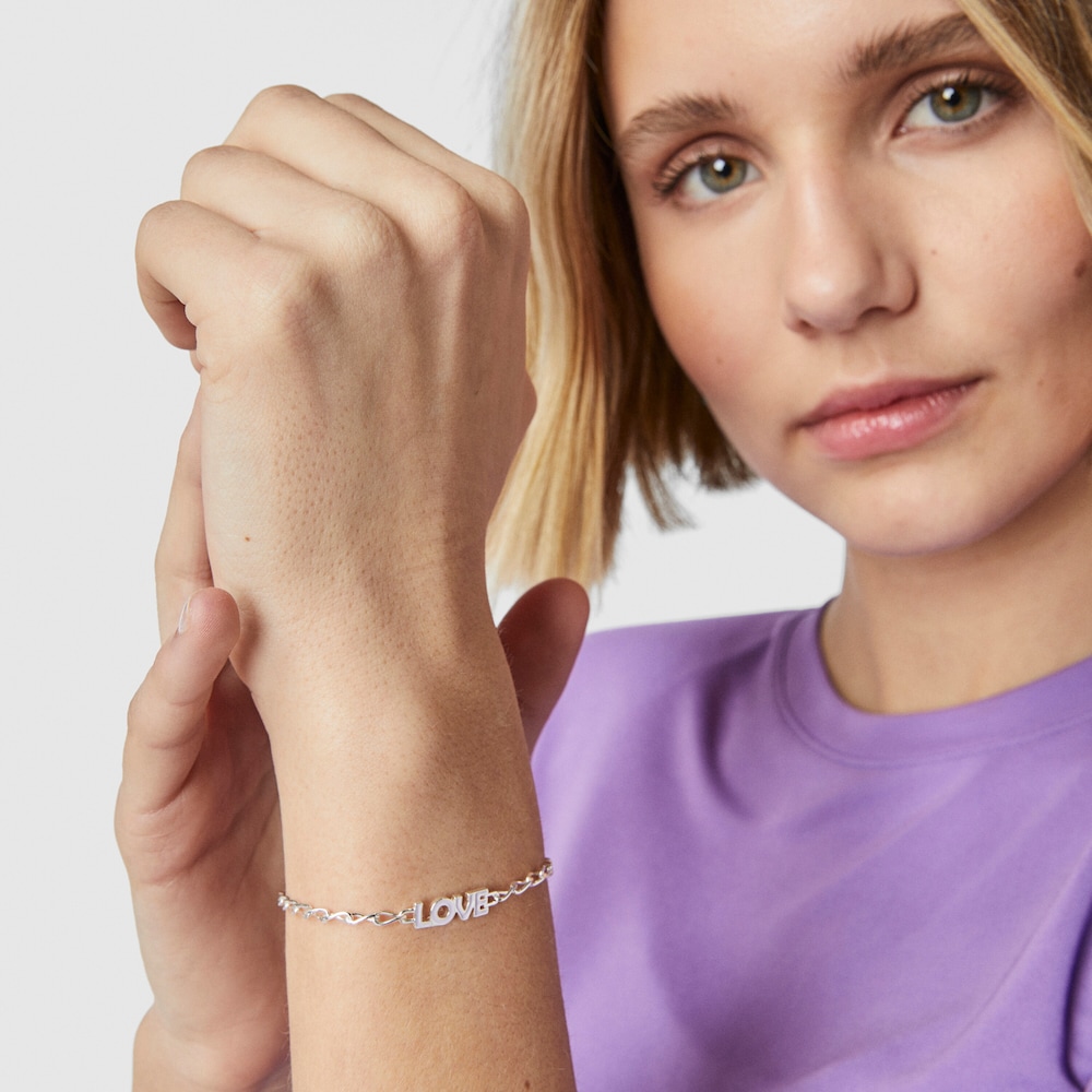 Pulsera Love lila TOUS Crossword