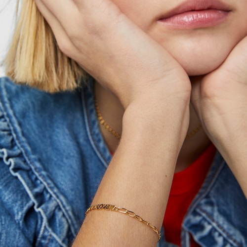 Bracciale dell'amore con cuore TOUS Cruciverba