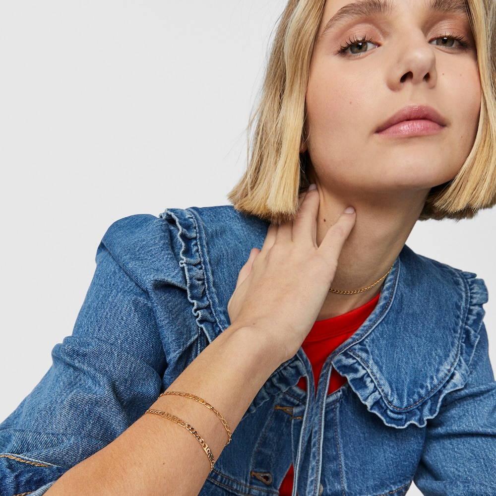 Pulsera Love con coraz&oacute;n TOUS Crossword