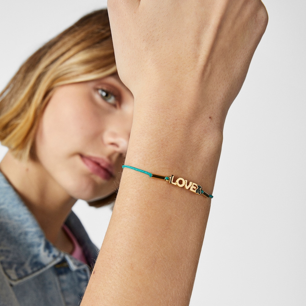 Pulsera Love cromo-di&oacute;psido TOUS Crossword