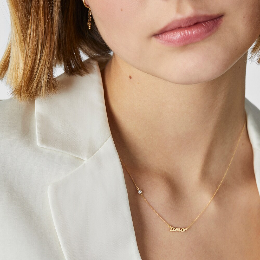Collar Amor de oro y diamante Crossword image number 3