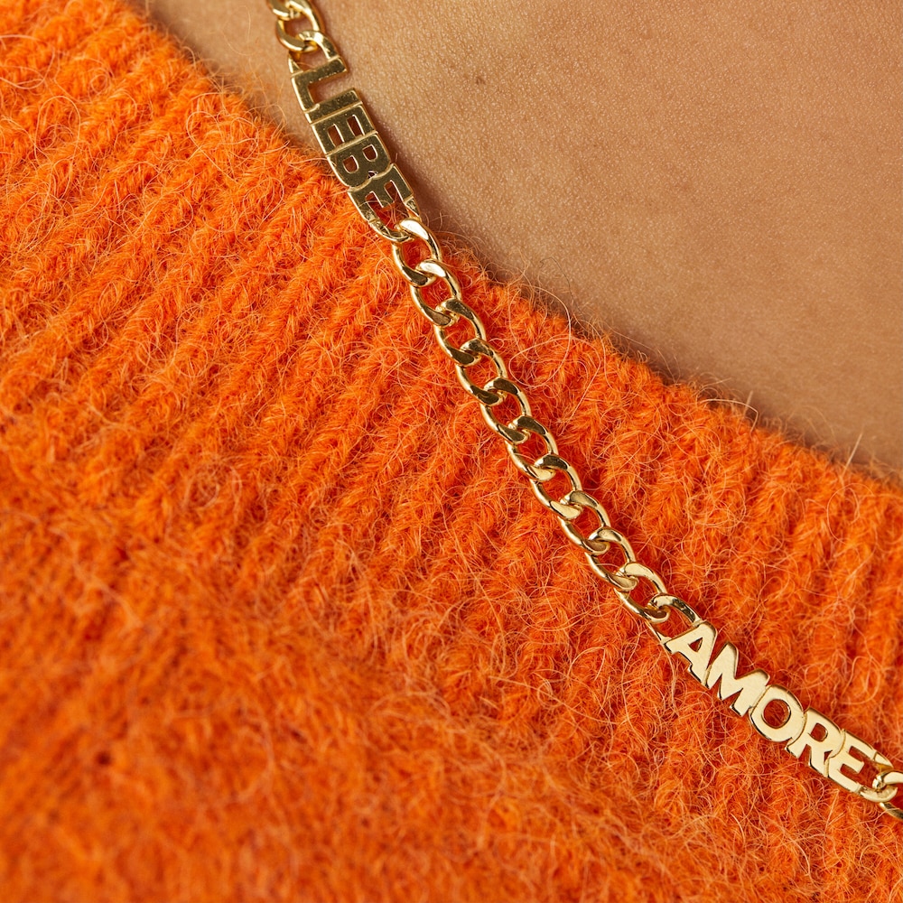 Collar Amor con baño de oro 18 kt sobre plata TOUS Crossword image number 4