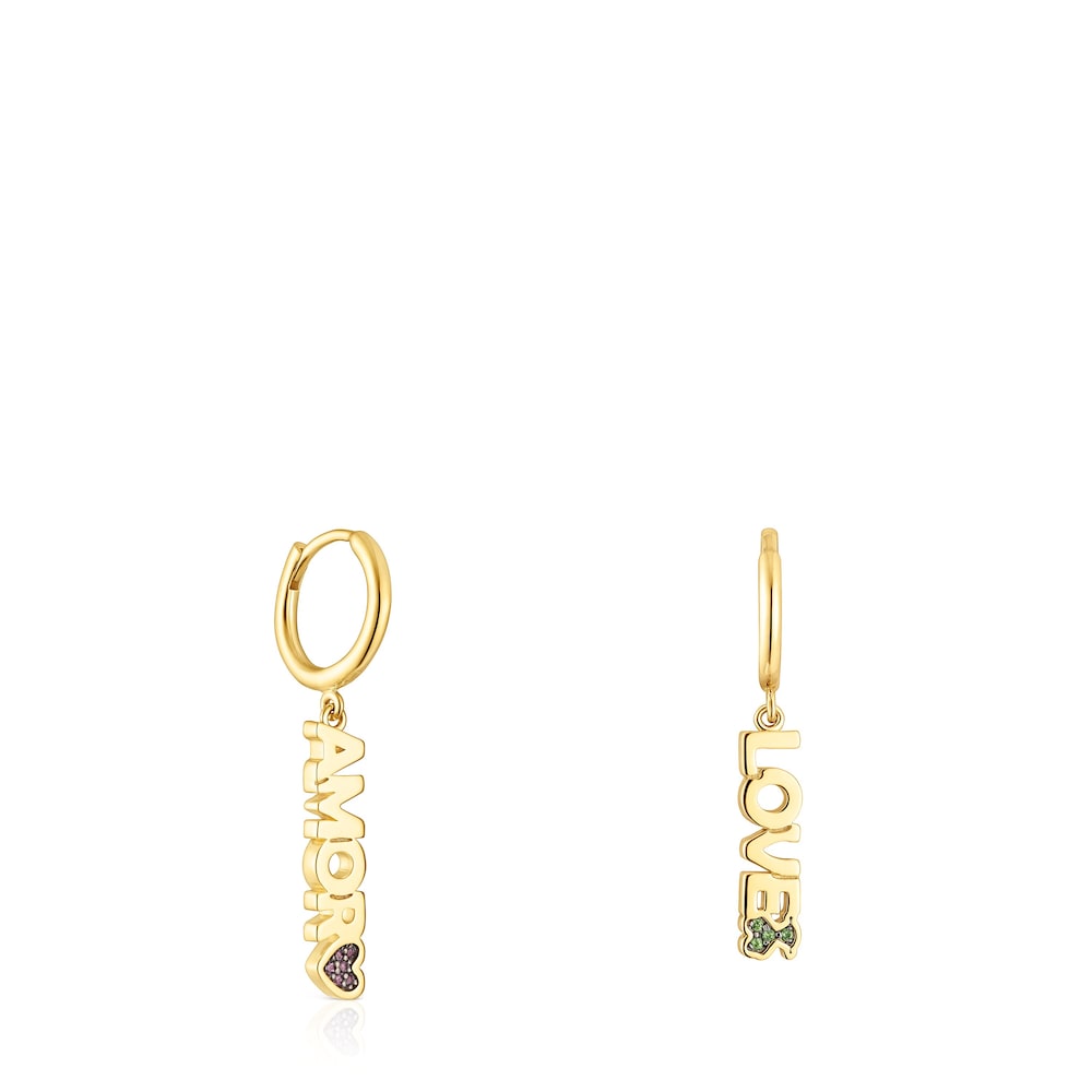 Pendientes Amor con gemas TOUS Crossword