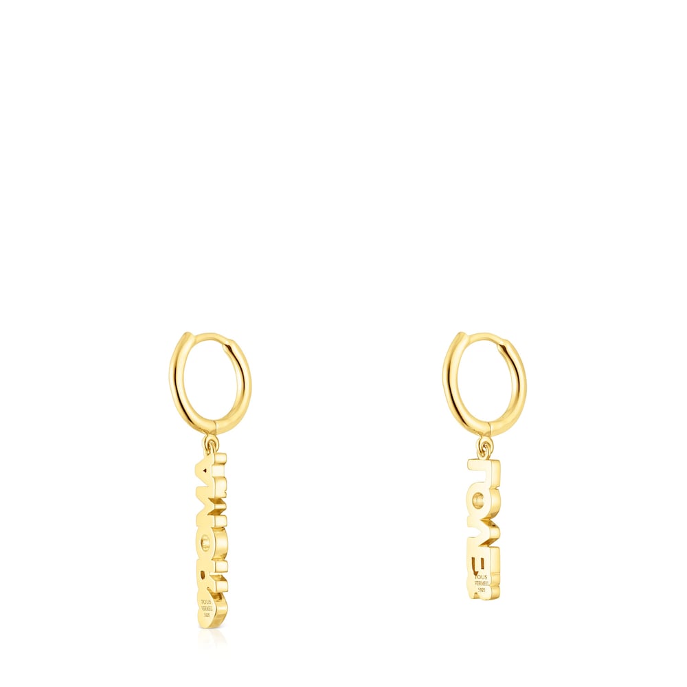 TOUS Crossword Amor Earrings with gemstones image number 2