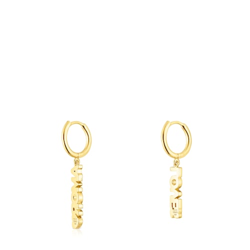 TOUS Crossword Amor Earrings with gemstones