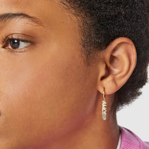 TOUS Crossword Amor Earrings with gemstones