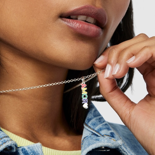 Pingente amor TOUS Pride em prata e esmalte