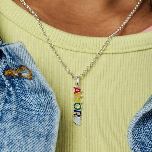 Pingente amor TOUS Pride em prata e esmalte