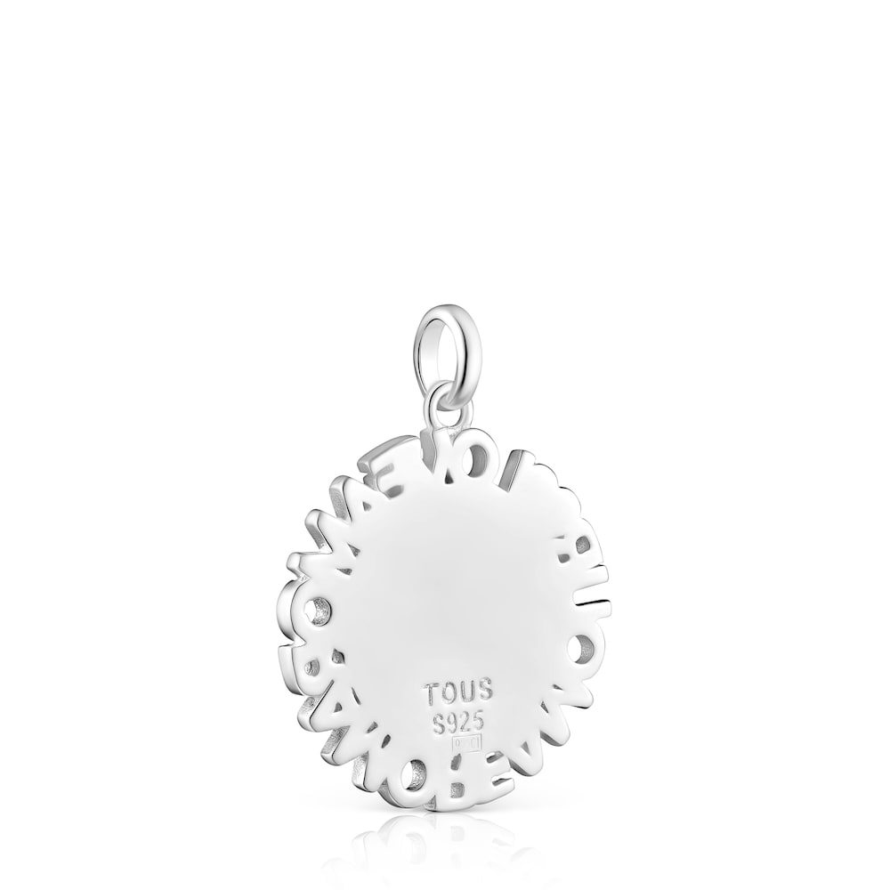 TOUS Crossword Amor Medallion Pendant TOUS Crossword Amor Medallion Pendant