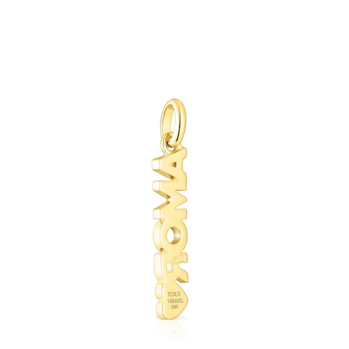 TOUS Crossword Amor Pendant with amethyst