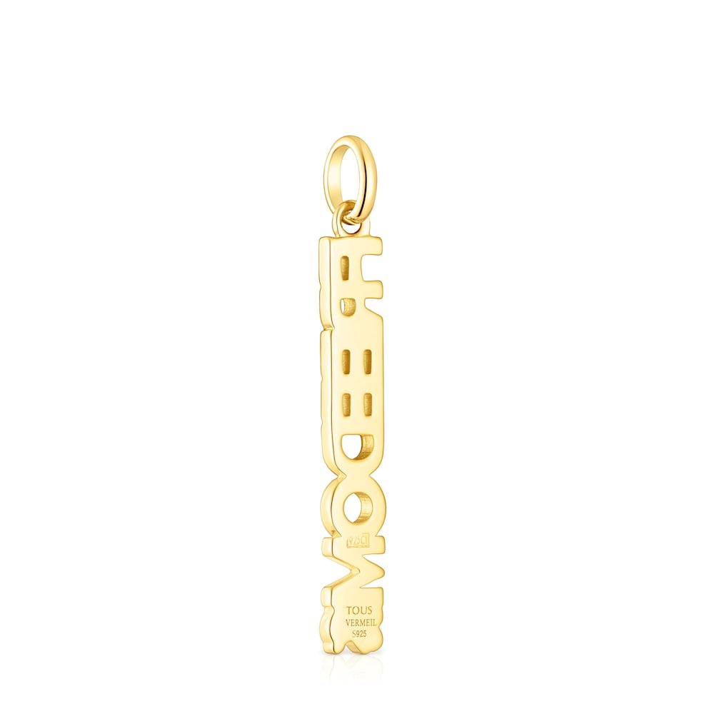 TOUS Crossword Freedom Pendant TOUS Crossword Freedom Pendant