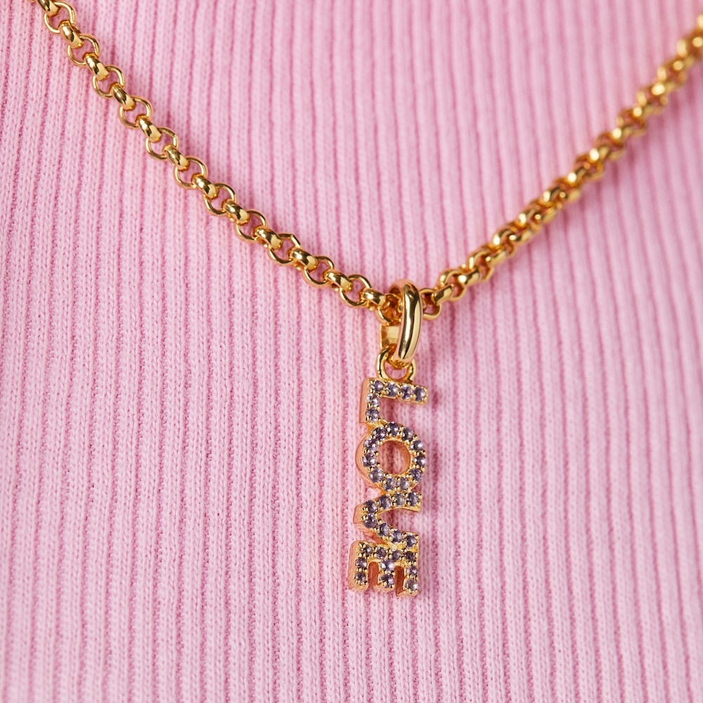 TOUS Crossword Love Pendant with amethyst image number 3