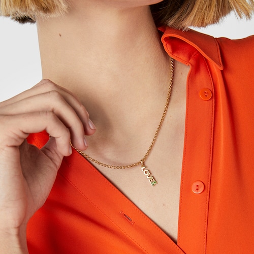 TOUS Crossword Love Pendant with bear
