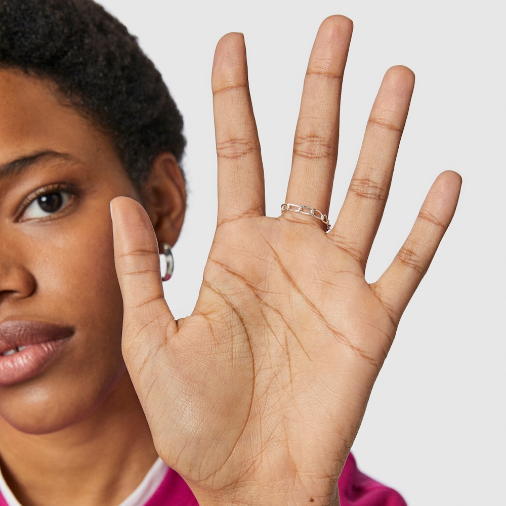 Anillo Love de plata TOUS Crossword