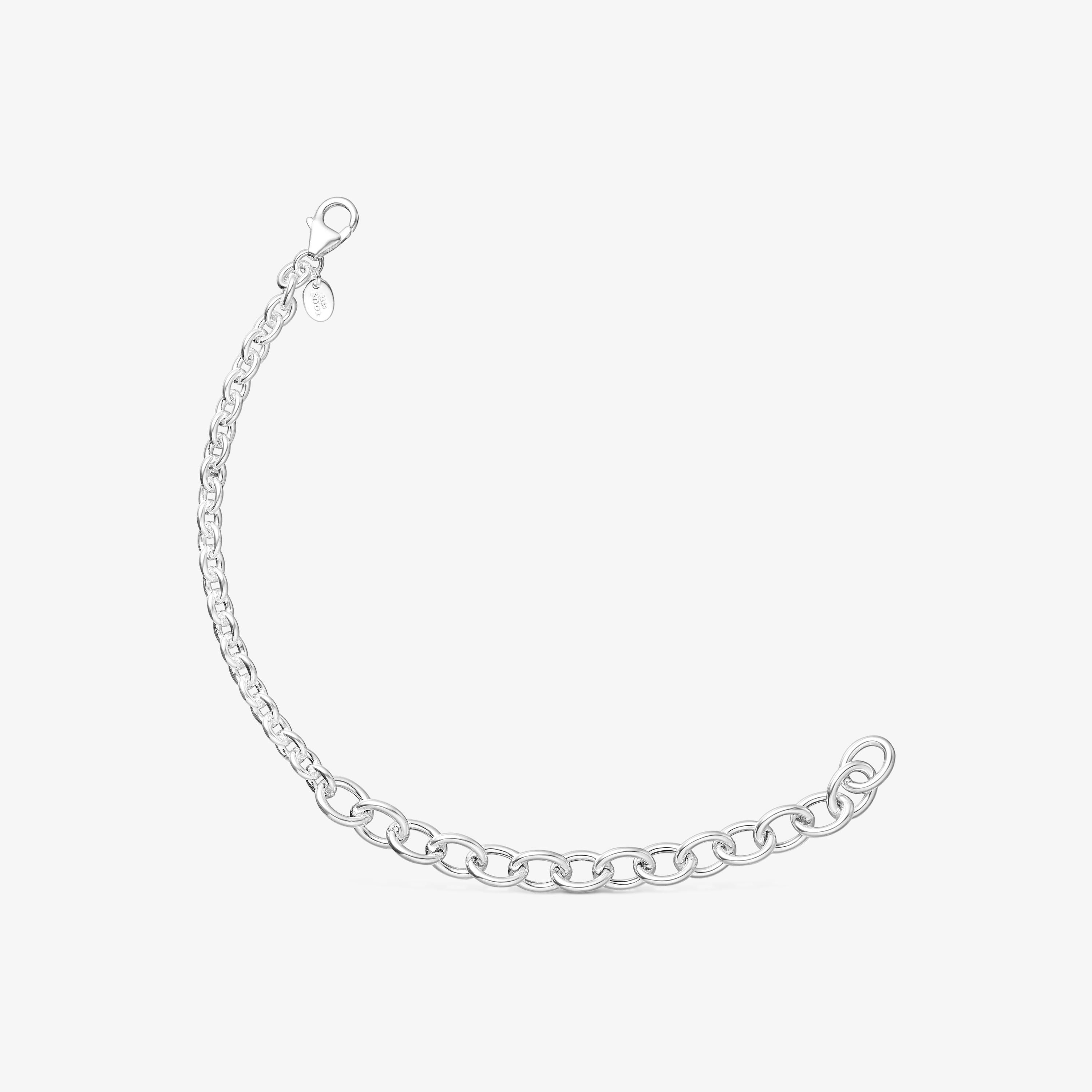 Silver TOUS Calin Bracelet with rings