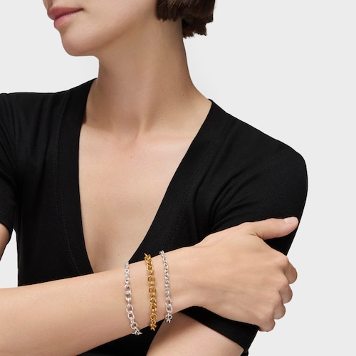 Pulsera con anillas de plata TOUS Calin