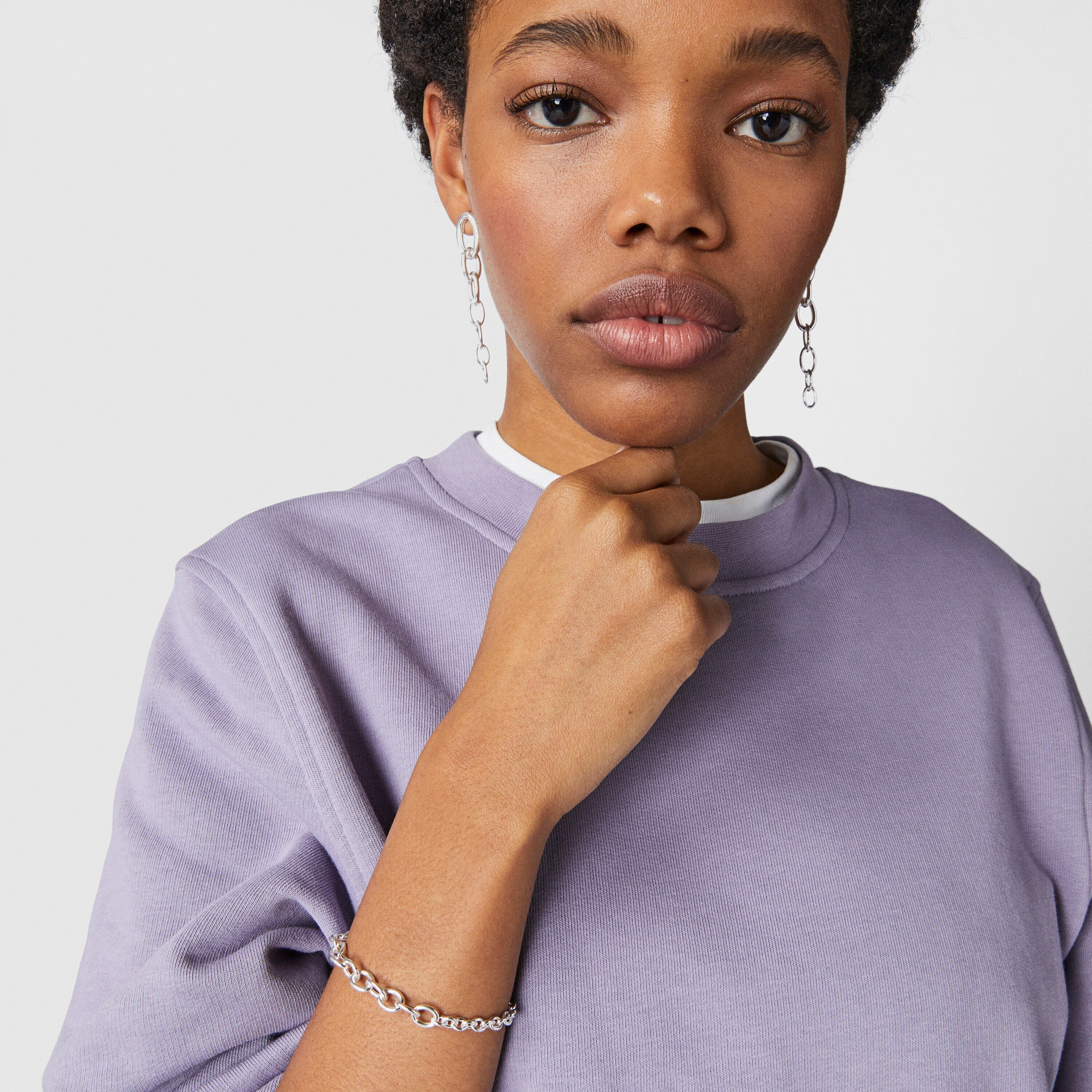 Silver TOUS Calin Bracelet with rings