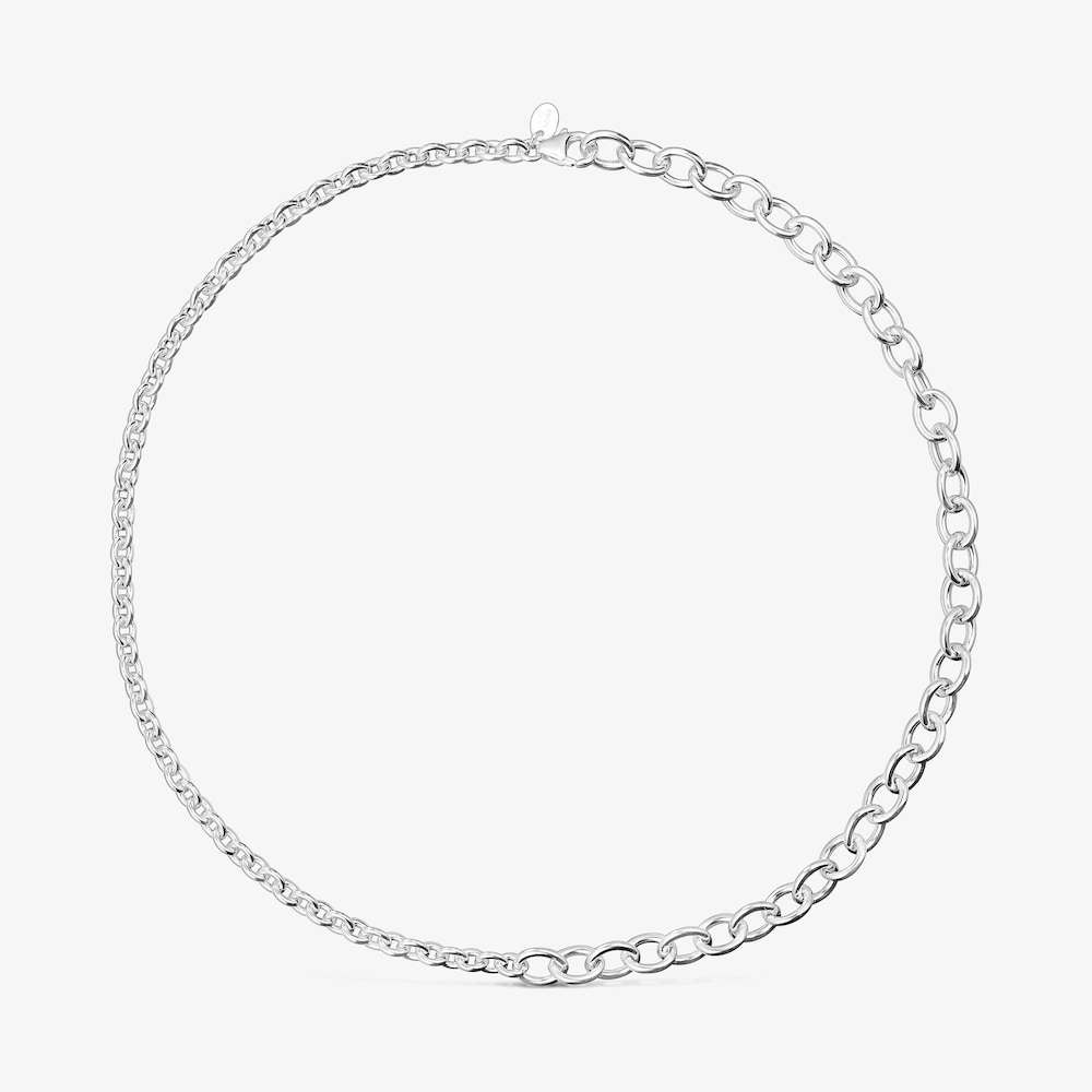 Silver Choker with round rings TOUS Calin