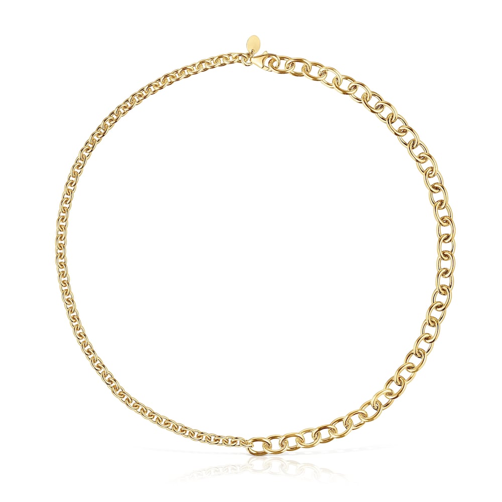 Chain Choker with 18kt gold plating over silver measuring 43 cm TOUS Calin