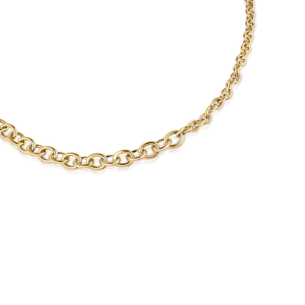 Chain Choker with 18kt gold plating over silver measuring 43 cm TOUS Calin