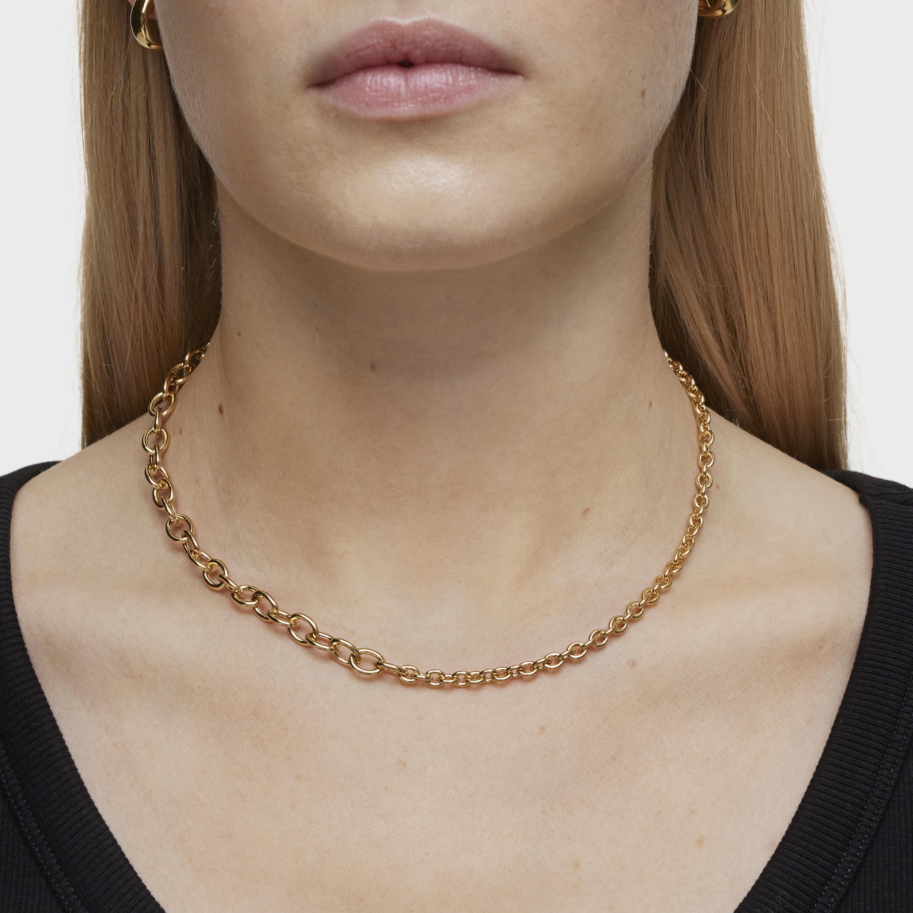 Chain Choker with 18K gold vermeil measuring 43 cm TOUS Calin