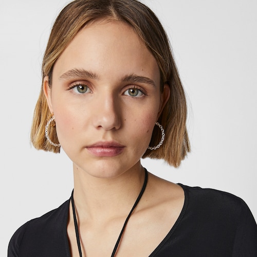 Pendientes aro de plata TOUS Calin