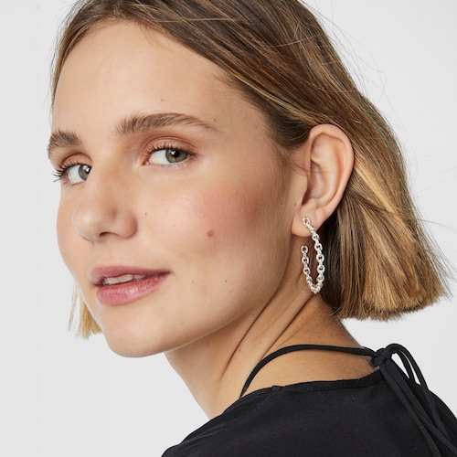 Pendientes aro de plata TOUS Calin