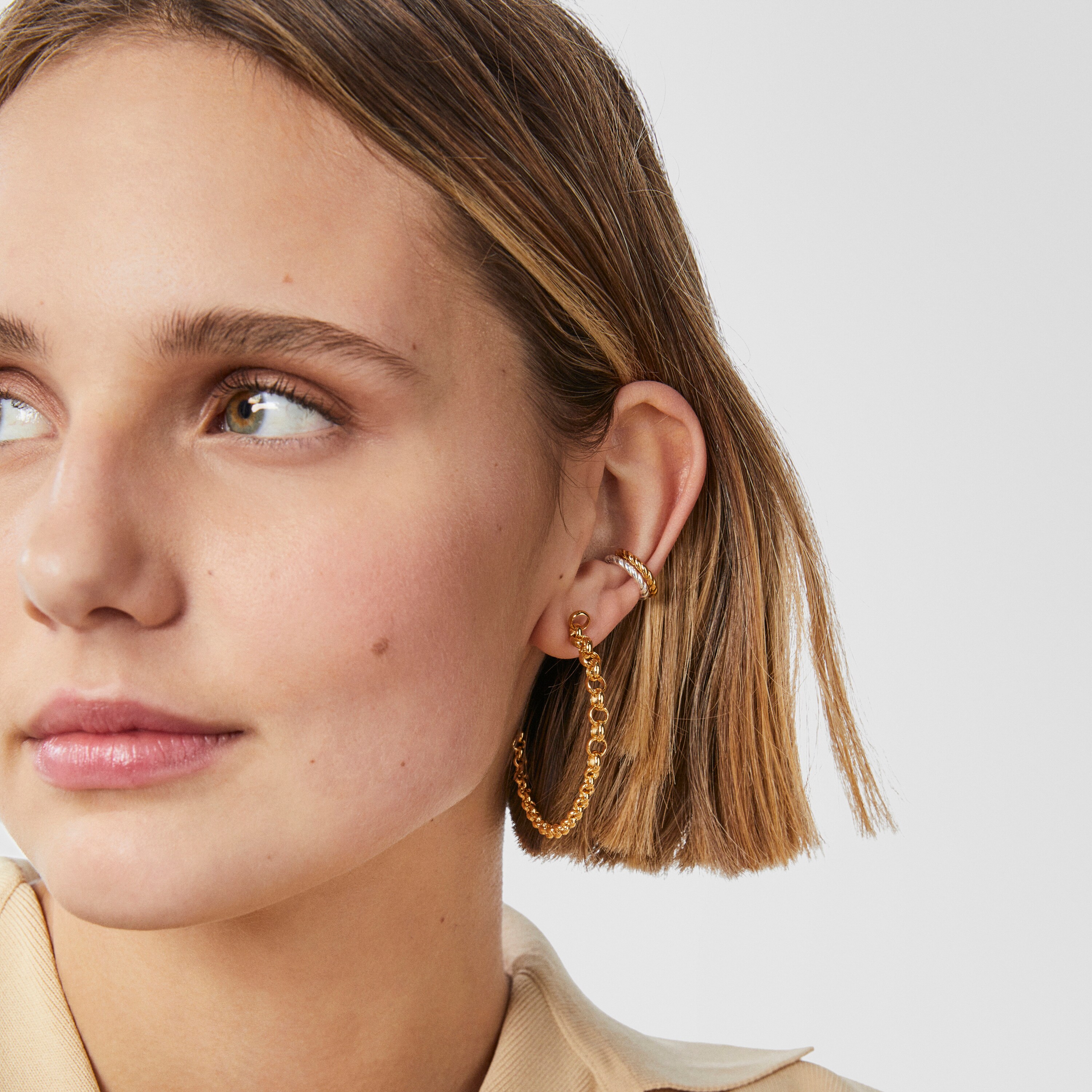 TOUS Calin Hoop earrings with rings