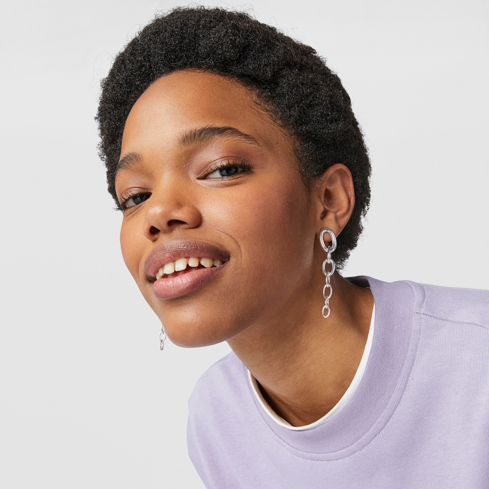 Aretes largos con anillas TOUS Calin