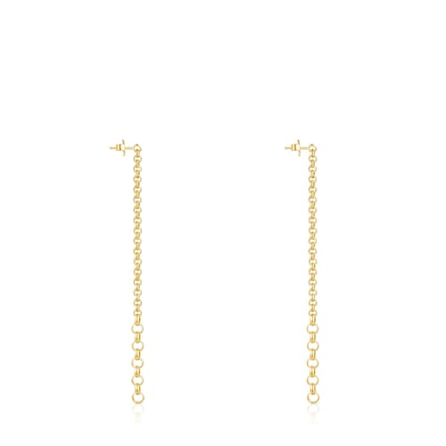 Pendientes extra largos con anillas TOUS Calin