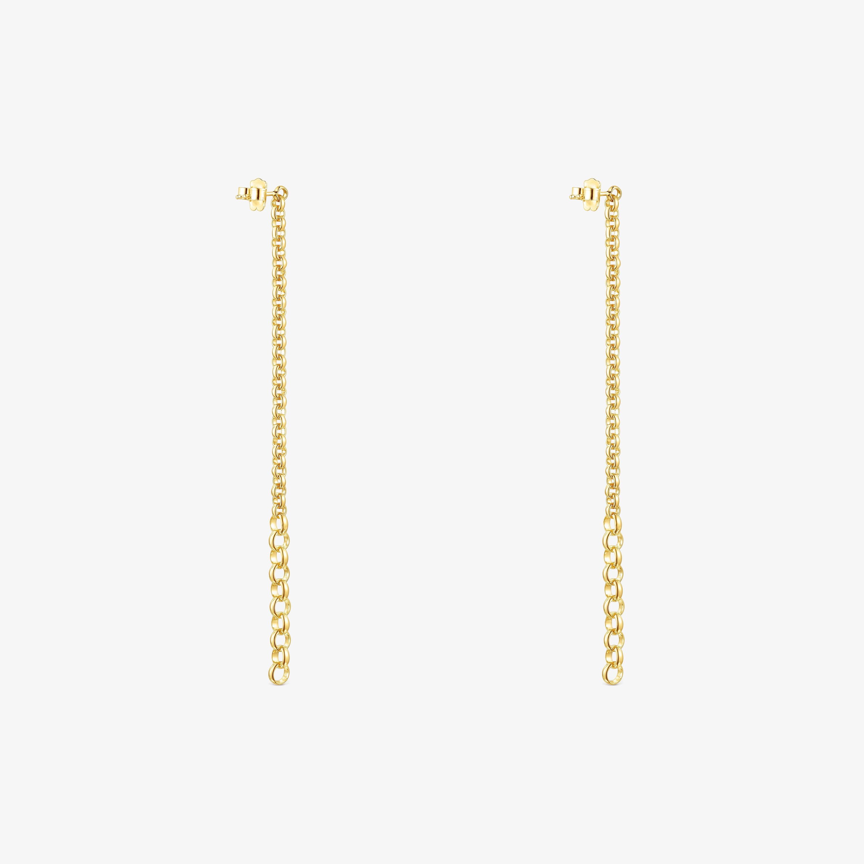 Extra-long TOUS Calin Earrings with rings