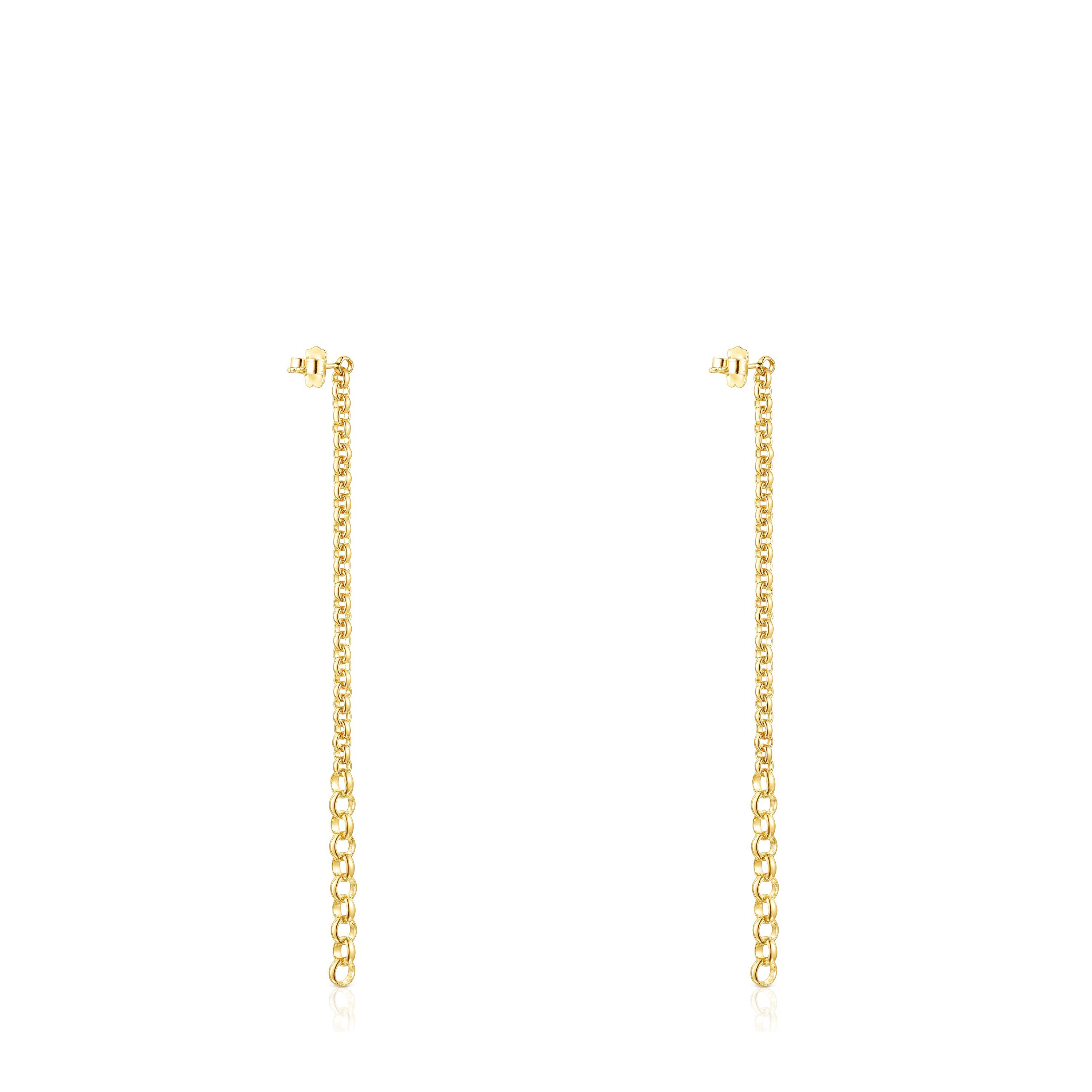 Extra-long TOUS Calin Earrings with rings