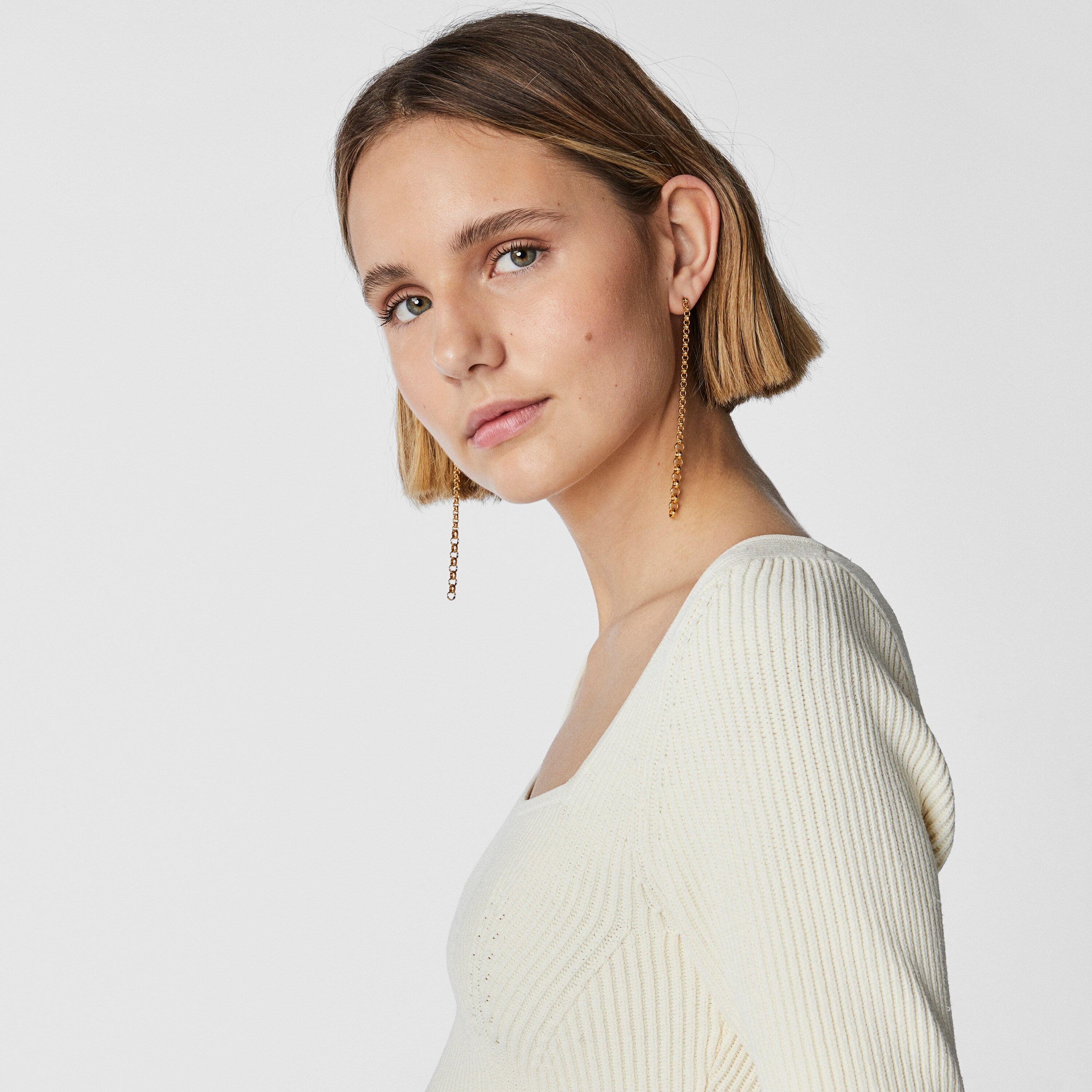 Extra-long TOUS Calin Earrings with rings