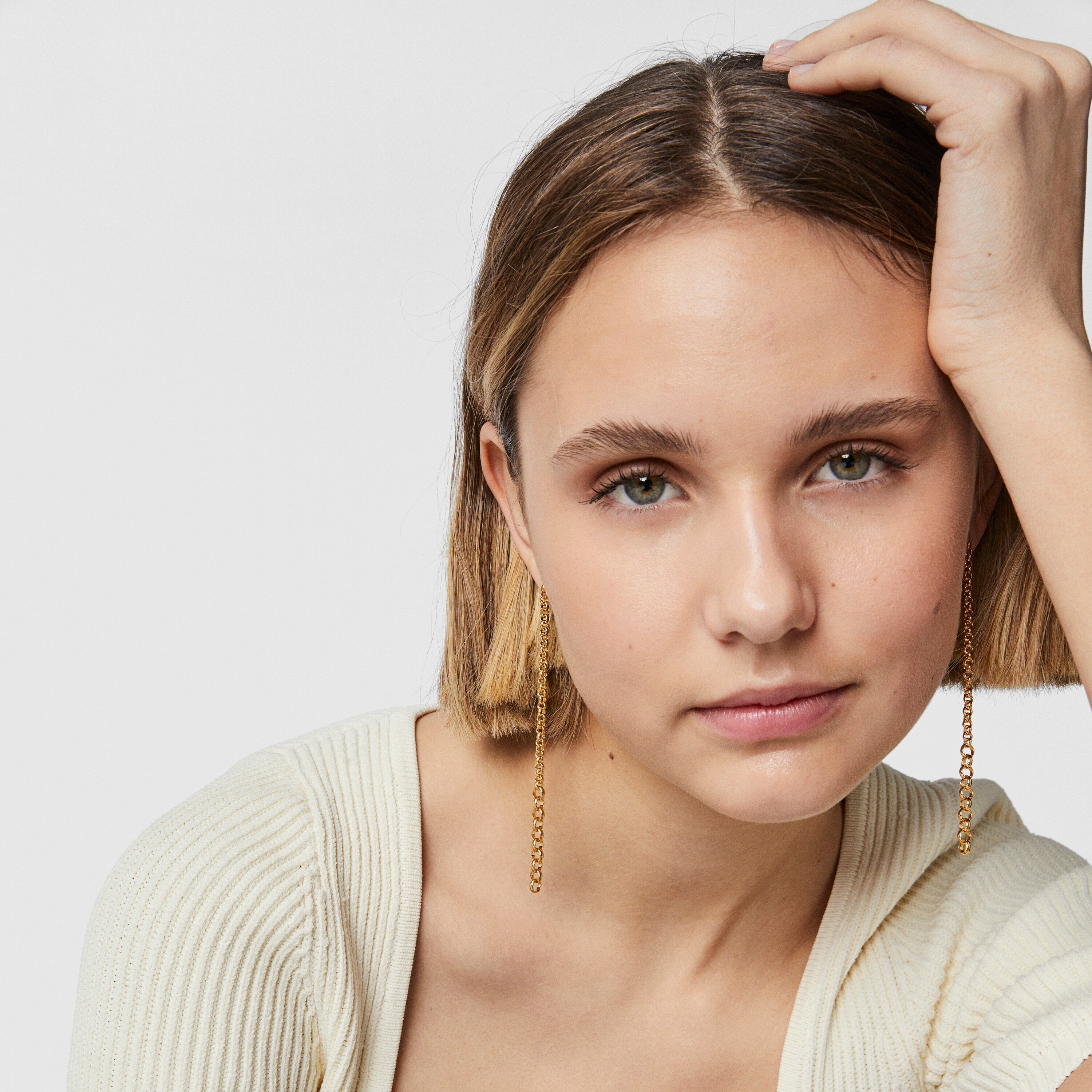 Extra-long TOUS Calin Earrings with rings