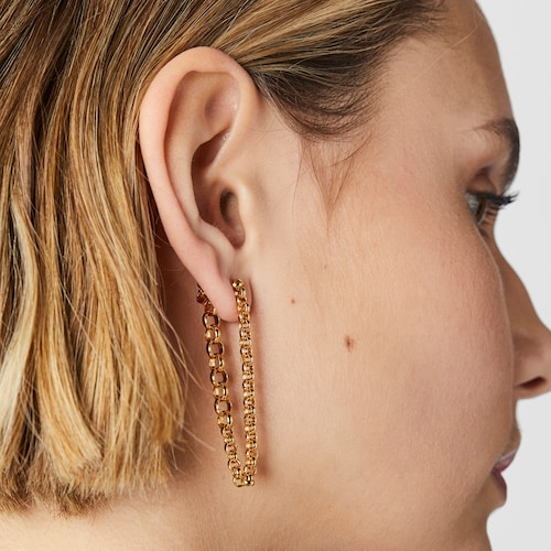 Pendientes extra largos con anillas TOUS Calin