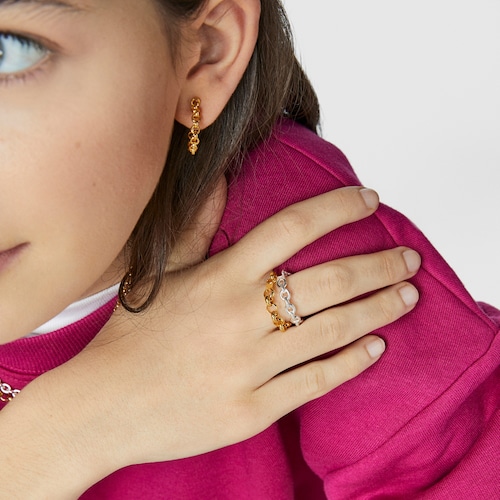 Silver TOUS Calin Ring