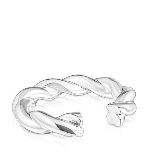 XL silver Twisted Bracelet