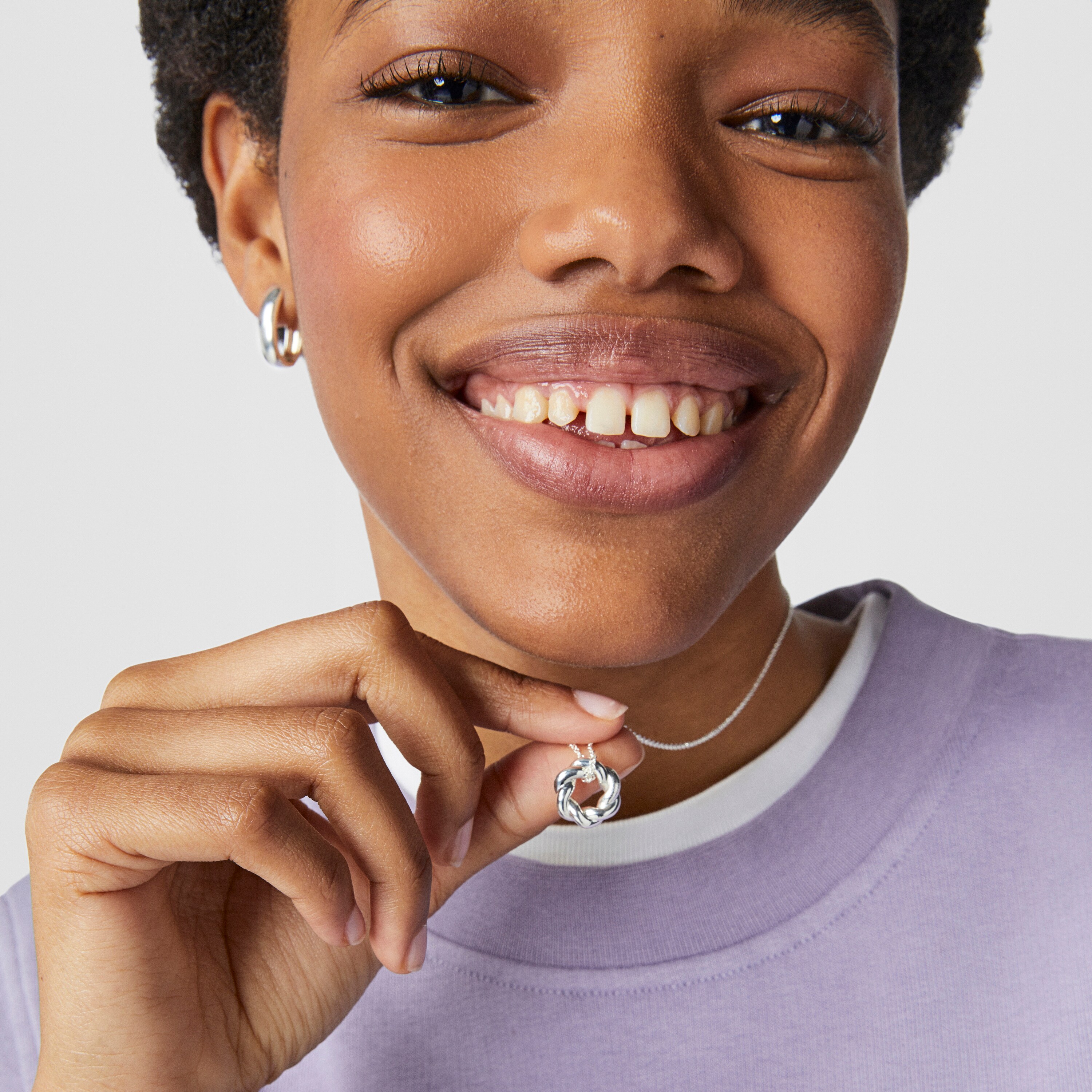 Twisted Necklace with donut