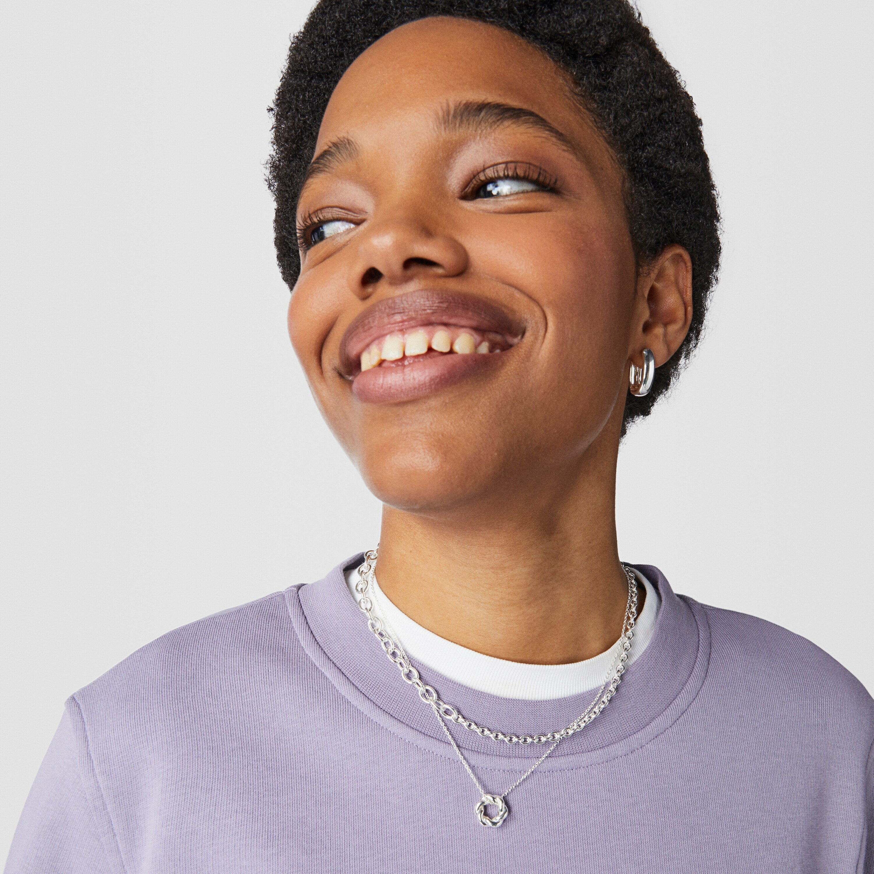 Twisted Necklace with donut